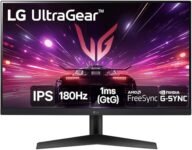 Monitor Gamer LG UltraGear 24” 24GS60F-B IPS Full HD 180Hz 1ms 