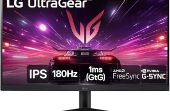 Monitor Gamer LG UltraGear 24” 24GS60F-B IPS Full HD 180Hz 1ms