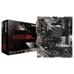 Placa-Mãe ASRock B450M-HDV R4.0, AMD AM4, Micro ATX, DDR4, Preto – 90-MXB9N0-A0UAYZ
